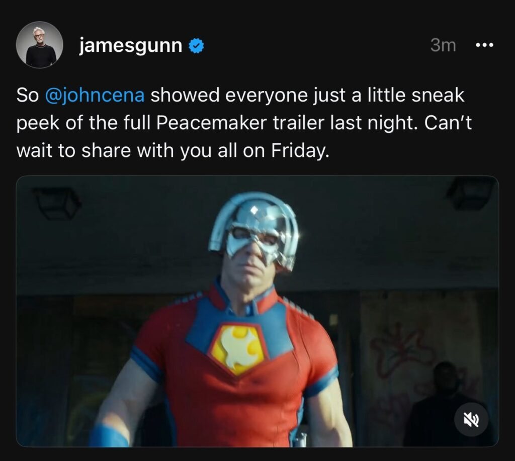 Pacificador | James Gunn revela data do trailer completo da 2ª temporada