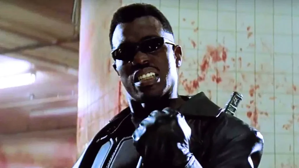 Wesley Snipes em filme de Blade