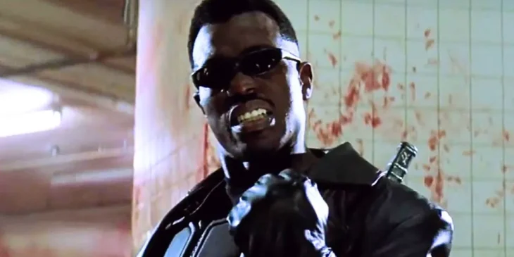 Wesley Snipes em filme de Blade