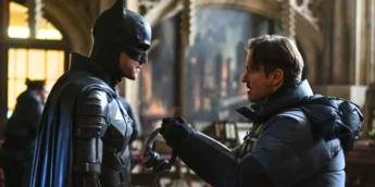 Matt Reeves e Robert Pattinson em set de Batman