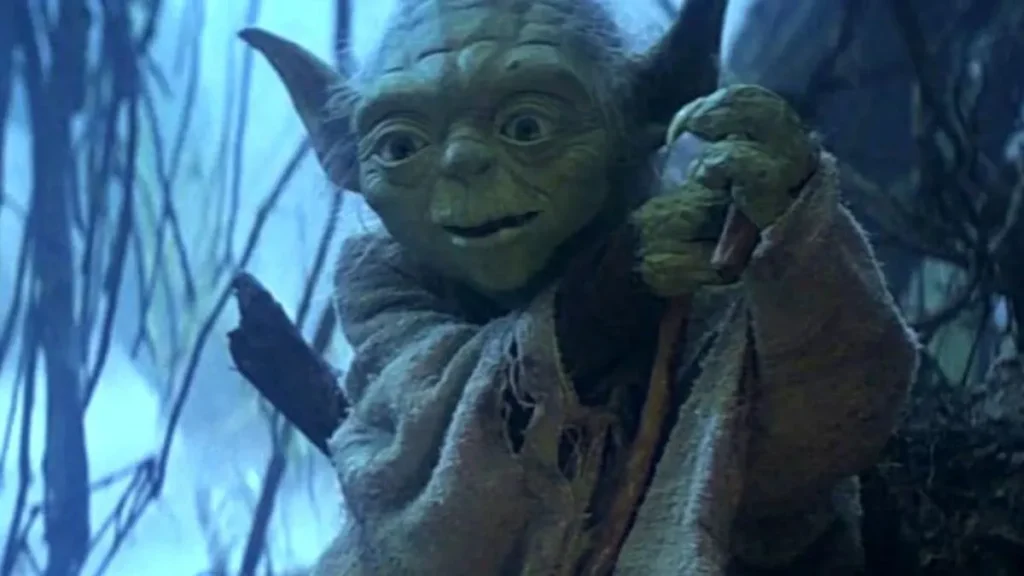 Yoda em Dagobah