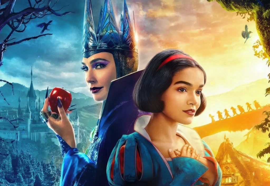 Rachel Zegler e Gal Gadot em Branca de Neve