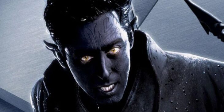Alan Cumming com visual de Noturno em X-Men