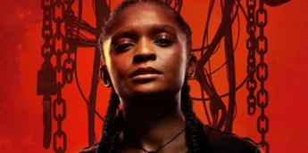 Dominique Thorne com visual de Riri Williams em Coração de Ferro