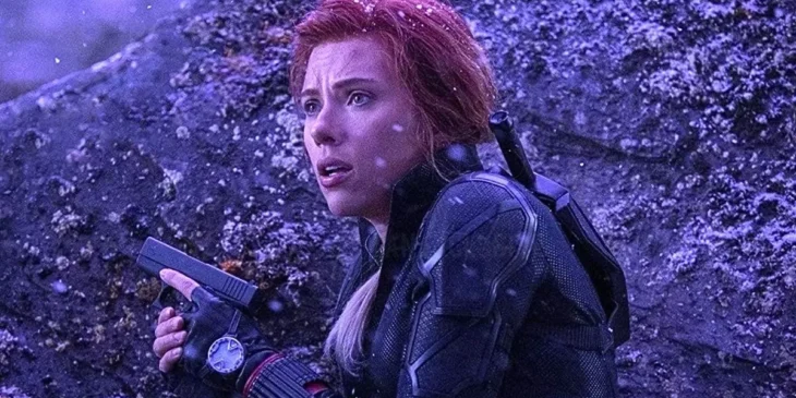 Scarlett Johansson como Viúva Negra em filme dos Vingadores