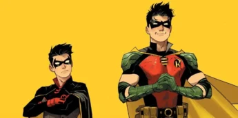 Damian Wayne e Tim Drake como Robin