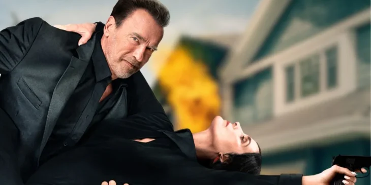 Arnold Schwarzenegger e Carrie-Anne Moss na 2ª temporada de FUBAR