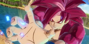 Goku Super Saiyajin 4, de Dragon Ball Daima, no jogo Dragon Ball Xenoverse 2