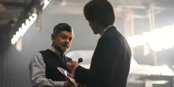 Andy Serkis e Robert Pattinson, atores de Batman Parte 2