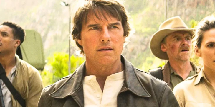 Tom Cruise como o agente Ethan Hunt em Missão Impossível O Acerto Final