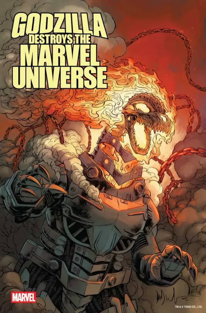 Godzilla Destroy Marvel Universe #2