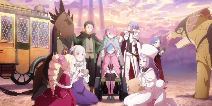 Arte promocional da 4ª temporada de Re:ZERO -Starting Life in Another World-