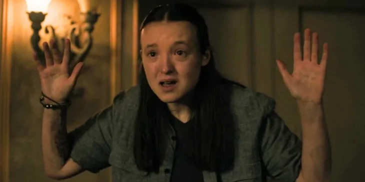 Ellie no final da 2ª temporada de The Last of Us