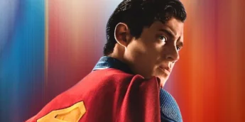 David Corenswet com uniforme do Superman