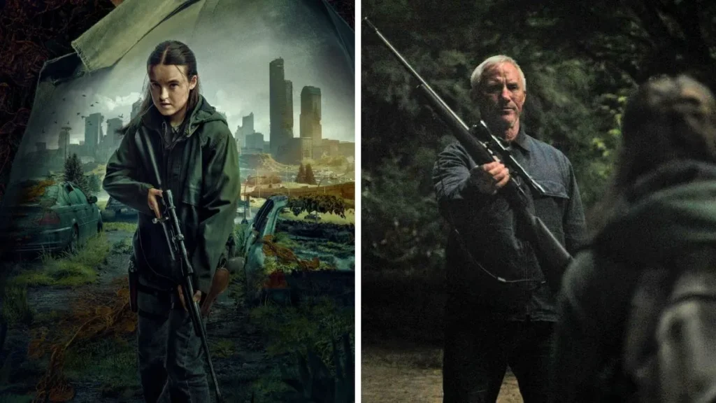 Bella Ramsey com rifle dado por Seth em The Last of Us