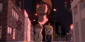 Avatares de Rem e Naomi Misora na Equipe Kira no jogo Death Note: Killer Within