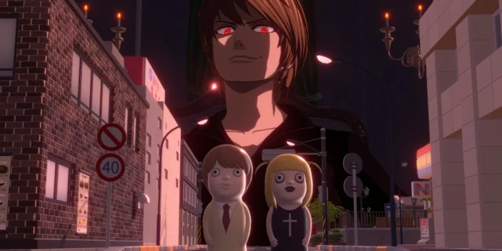 Avatares de Rem e Naomi Misora na Equipe Kira no jogo Death Note: Killer Within