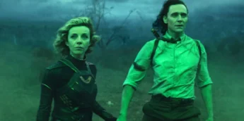 Sophia Di Martino e Tom Hiddleston na série Loki