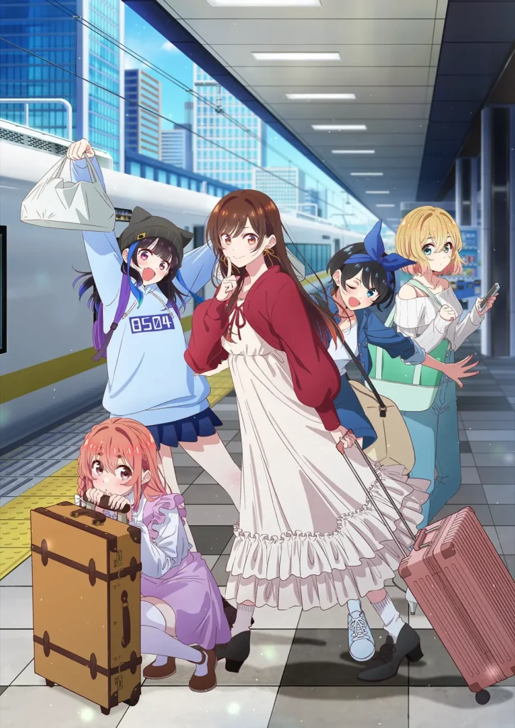 Pôster oficial da 4ª temporada de Rent-a-Girlfriend