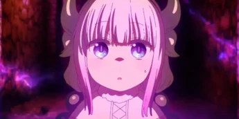Kanna Kamui em cena do filme Miss Kobayashi's Dragon Maid: A Lonely Dragon Wants to be Loved
