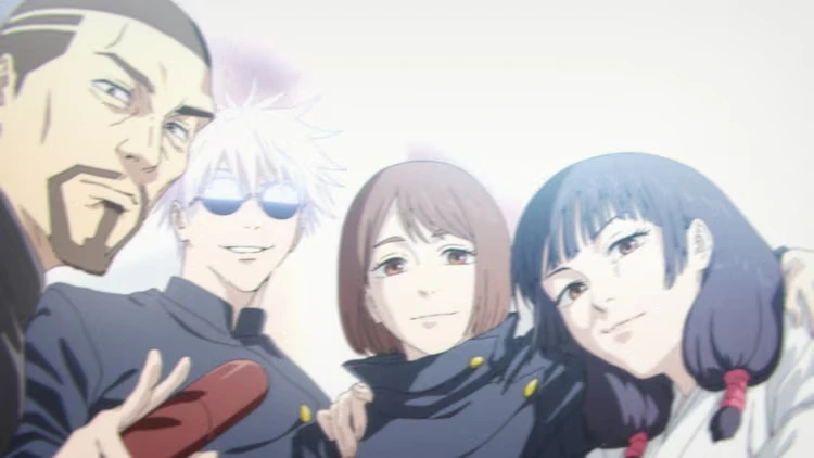 Ilustração para nova sequência de encerramento do filme compilatório de Jujutsu Kaisen: Arco Inventário Oculto/Morte Prematura
