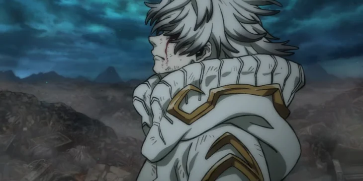 Rudo em cena da adaptação em anime de Gachiakuta