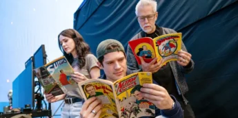 James Gunn e o elenco de Superman
