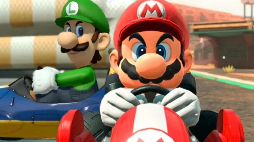 Mario Kart World meme Luigi