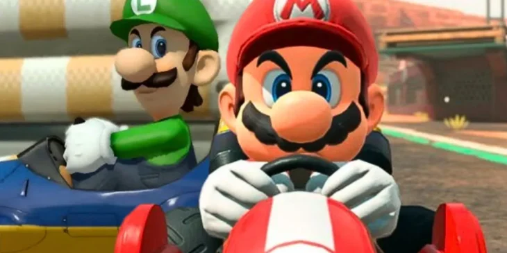 Mario Kart World meme Luigi