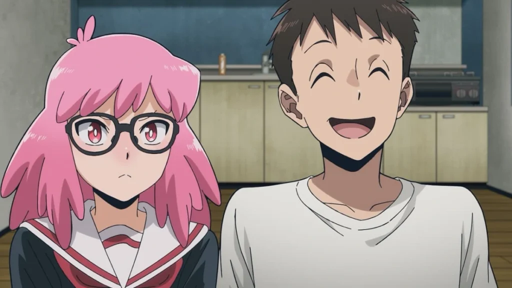 Pop e Koichi em cena do Episódio 10 de My Hero Academia: Vigilantes