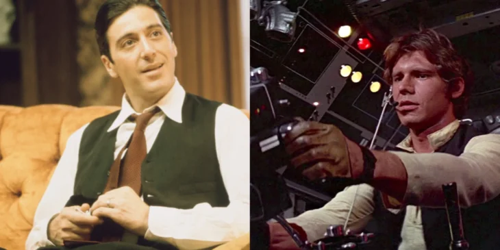 Al Pacino e Harrison Ford como Han Solo em Star Wars