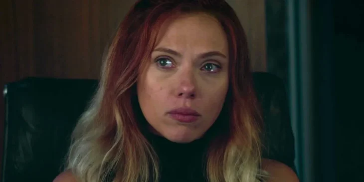 Scarlett Johansson como Viúva Negra em Vingadores Ultimato