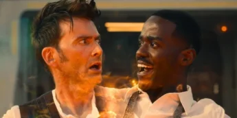 David Tennant e Ncuti Gatwa em Doctor Who