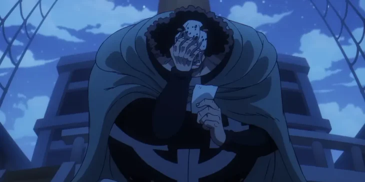 Kuma chorando em cena do Episódio 1.133 de One Piece