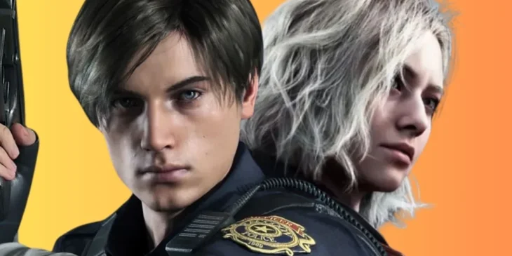Leon e Grace em Resident Evil