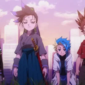 Protagonistas de Beyblade X em terceiro tema de encerramento
