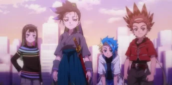 Protagonistas de Beyblade X em terceiro tema de encerramento