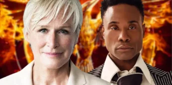 Glenn Close e Billy Porter em Jogos Vorazes