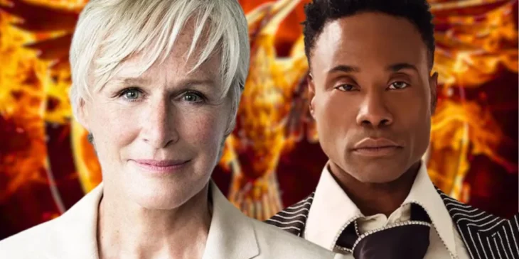 Glenn Close e Billy Porter em Jogos Vorazes
