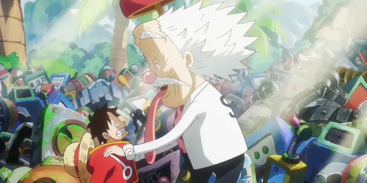 Luffy em Vegapunk no Arco Egghead em One Piece