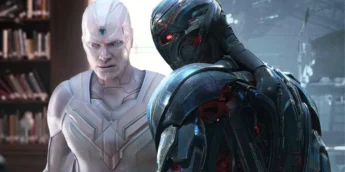 Visão Branco e Ultron em Vision Quest