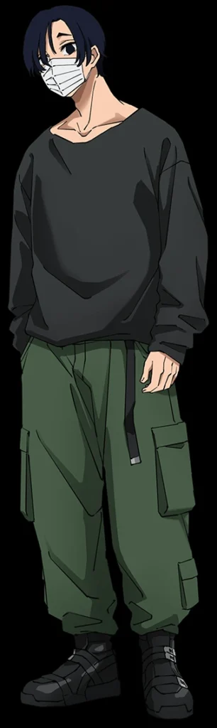Visual de Mafuyu Seba na adaptação em anime de Sakamoto Days