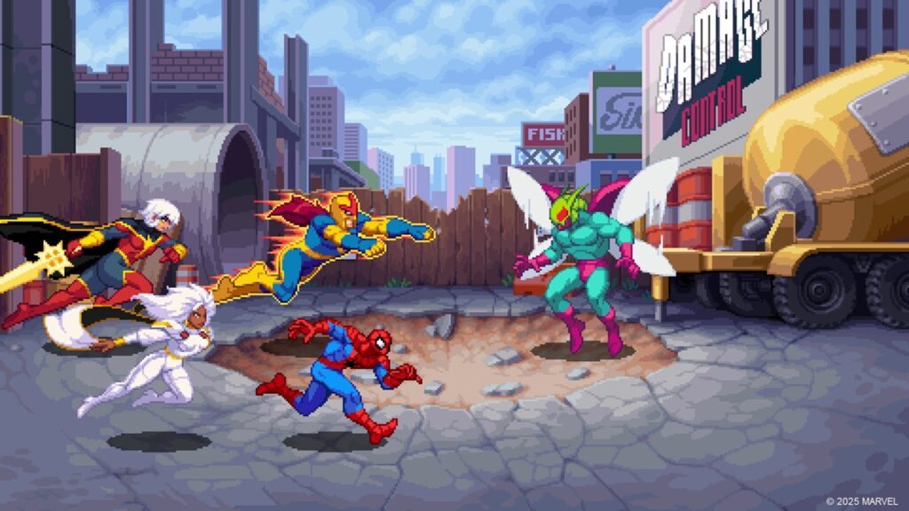 Jogabilidade de Marvel Cosmic Invasion