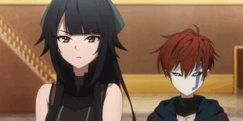 Jasmine e Arthur no final da 1ª temporada de The Beginning After the End