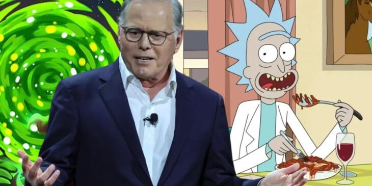David Zaslav e Rick & Morty
