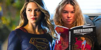 Melissa Benoist como Supergirl e Milly Alcock