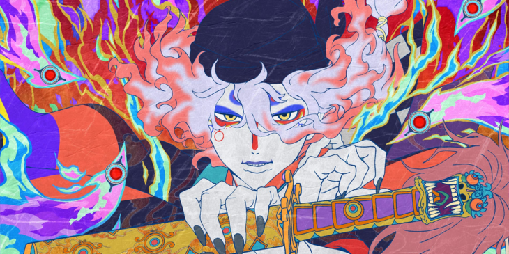 Pôster oficial do segundo filme de Mononoke