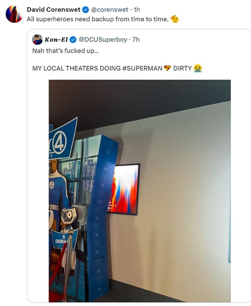 David Corenswet nas redes sociais