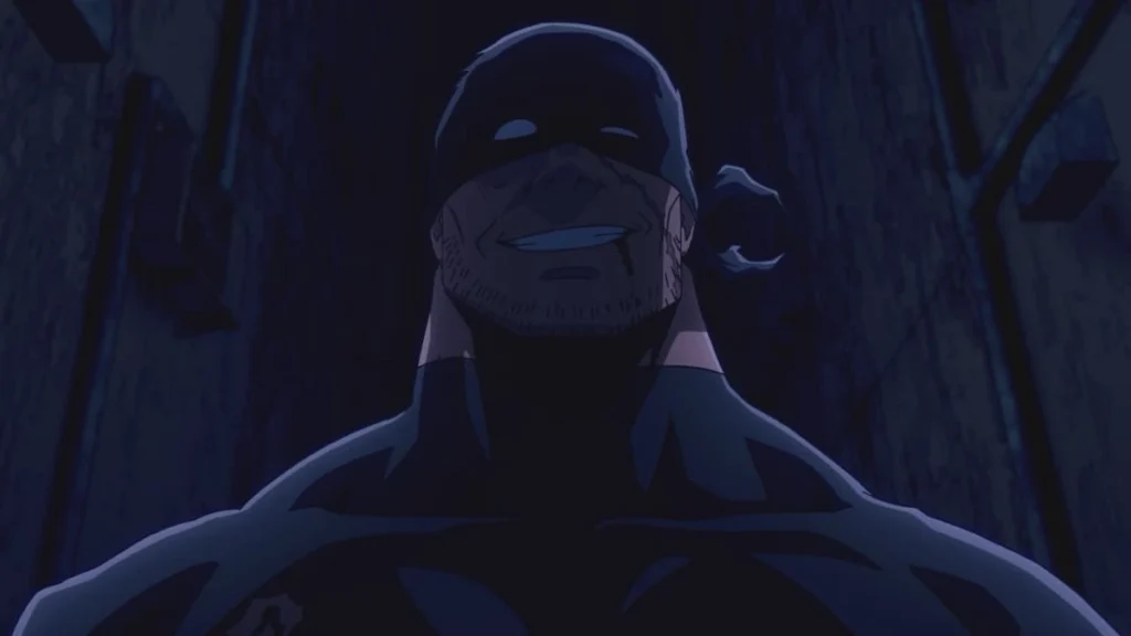Knuckleduster em cena do Episódio 12 de My Hero Academia: Vigilantes