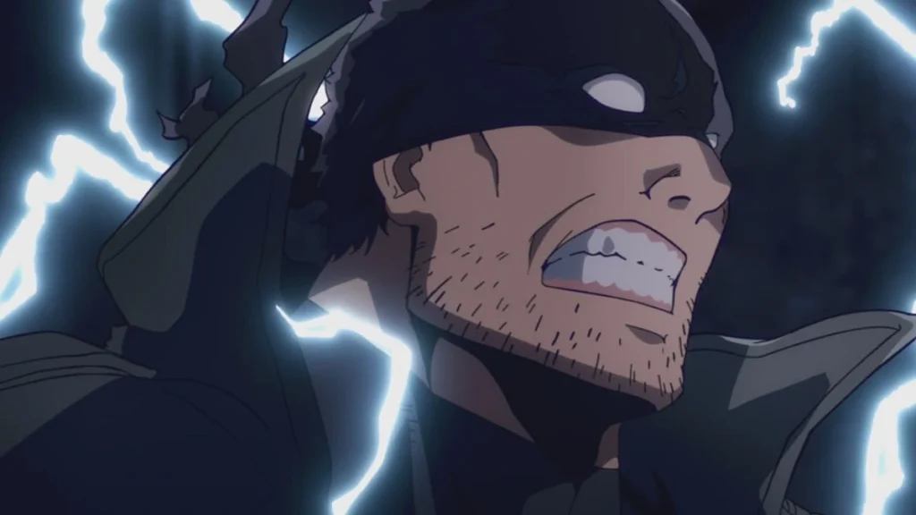 Knuckleduster em cena do Episódio 12 de My Hero Academia: Vigilantes